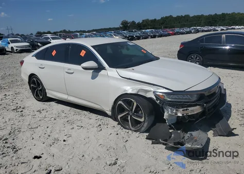 2019 Honda Accord Sport из США, поврежденный, VIN 1HGCV1F38KA066123